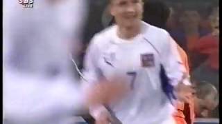 2004 UEFA Euro (Qualifier) - Netherlands vs Czech Republic. Full Match (part 2 of 4).