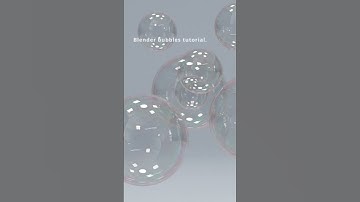 Blender Cycles - create realistic iridescent bubbles material tutorial
