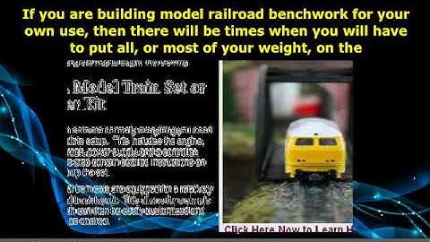 How To Build A Model Train Table And Model Railroad Benchwork!