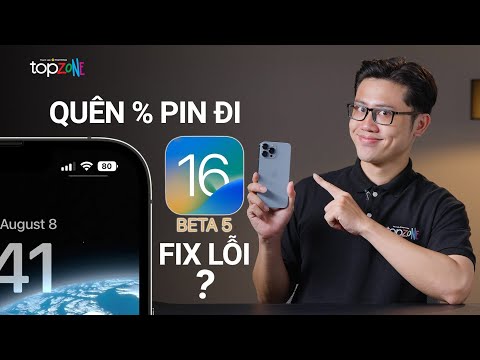 iOS 16 Beta 5 (Sau 2 Ngày) – Fix nhiều LỖI LỚN chứ không chỉ có mỗi “Hiển Thị % Pin” thôi đâu!