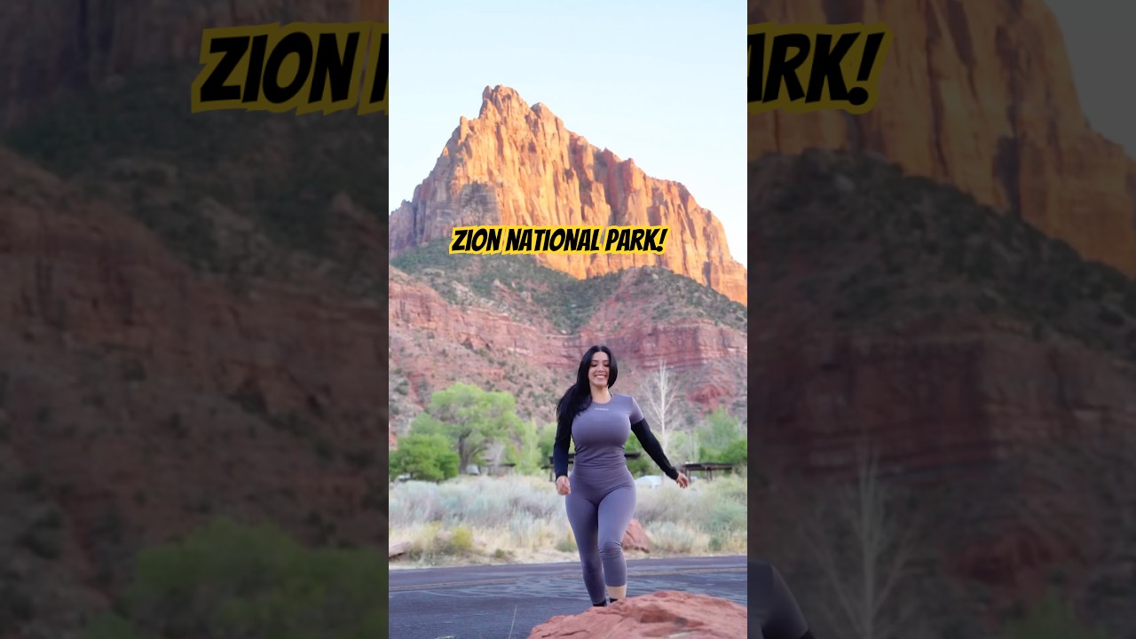 One of the most breathtaking views ive ever seen 🏔️ #foryou #zionnationalpark