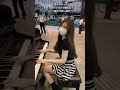 絶対に足を入れたいらしい🦵笑#ヨワネハキ #ストリートピアノ #松尾優