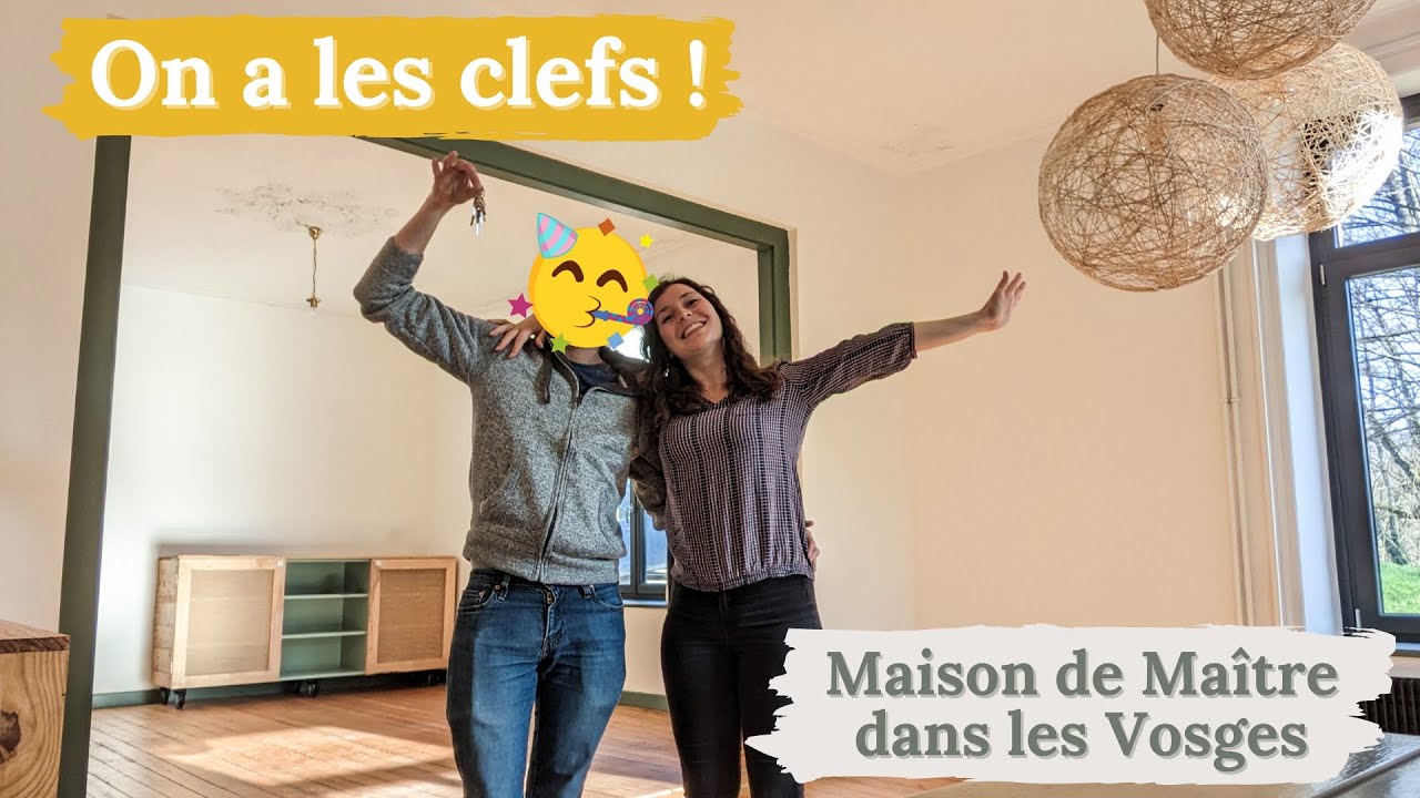 HOUSE TOUR avant emménagement 🏡 *maison de maître dans les Vosges*