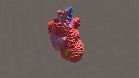 heart cubes unity 3d