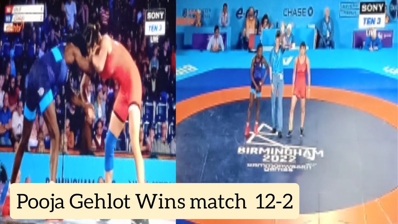 Pooja gehlot (Ind ) Vs  Letchidjio (Sco) || Wrestling mach || (Birmingham 2022 CWG )