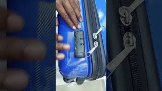 HOW TO RESET COMBINATION LOCK IN YOUR BAG |  SAFARI TROLLEY BAG LOCK SET