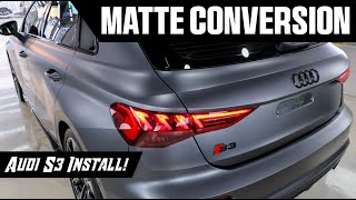 AUDI S3 Matte PPF Conversion!