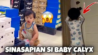 Download Lagu SINASAPIAN SI BABY CALYX 😱😰😭 #sabbyandsophia #yajifigueroa #sophia #sabby #jazz #yabby  MP3
