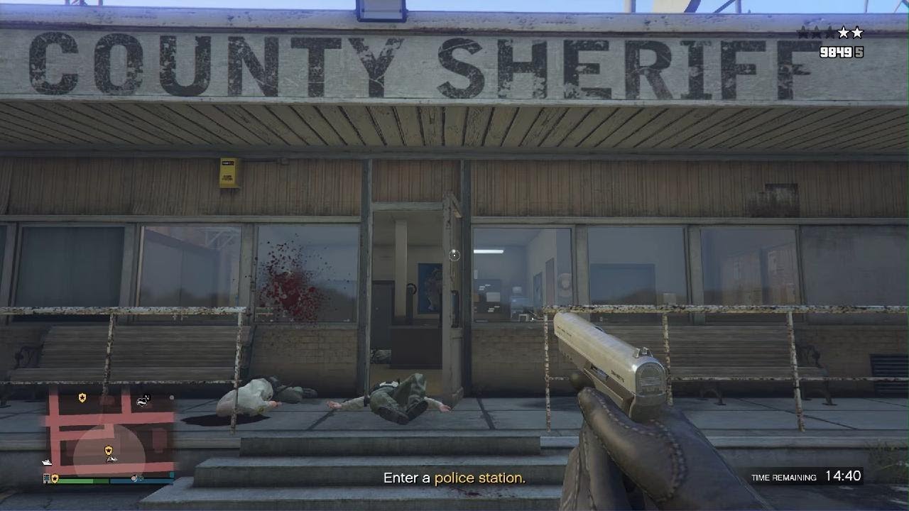 The Interior Of County Sheriff Police Station (Sandy Shores)