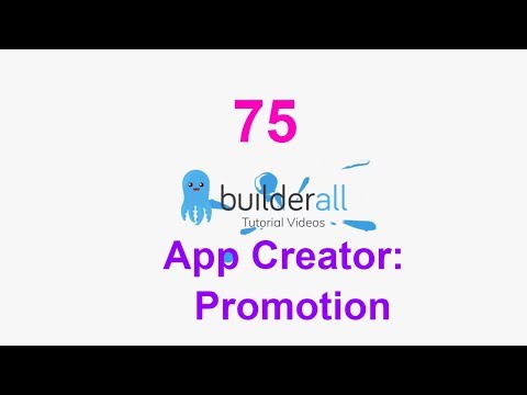 Builderall Tutorial 75 : App Creator - Promotion