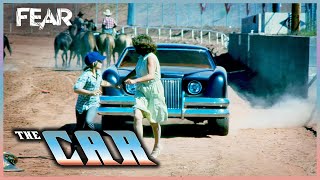 The Car Attacks The School's Marching Band | The Car (1977) | Fear