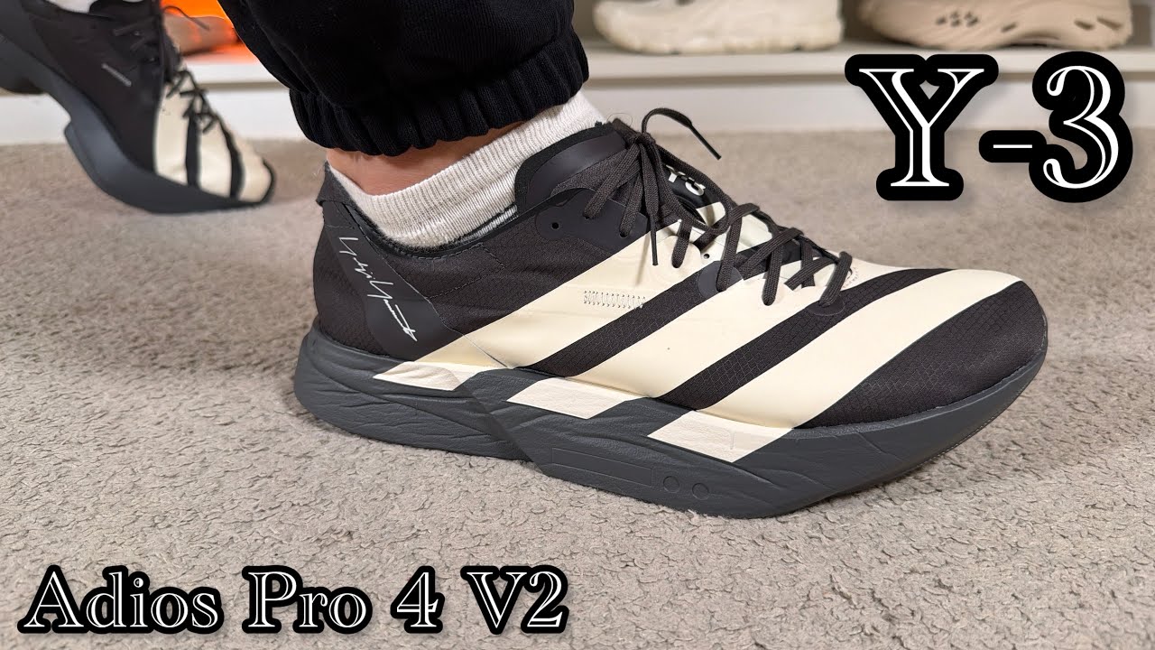Y-3 Adios Pro 4 V2 Review& On foot - YouTube