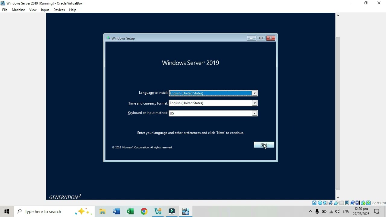 Create Dual Partition Hard Drive using Virtual Box