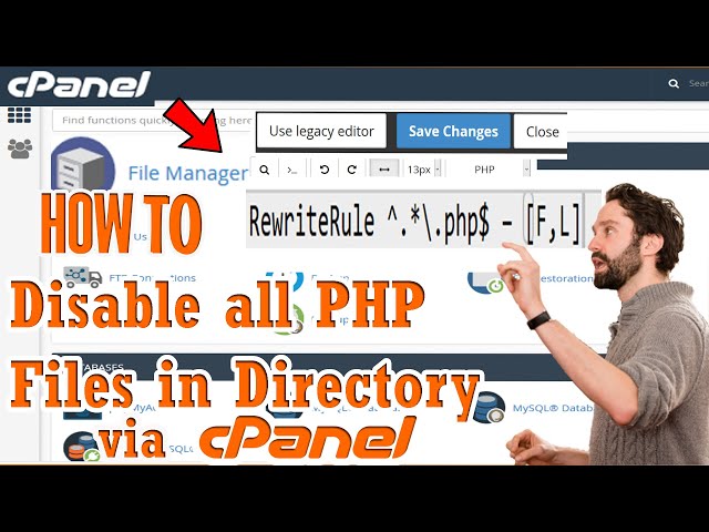 How to block all PHP files in a particular folder/directory in cPanel [Step by Step] ☑️ class=