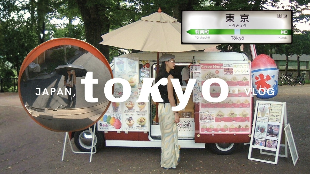 summer in tokyo 🥵 | flea market hoping, best food and all you can eat omakase + uni *drools*