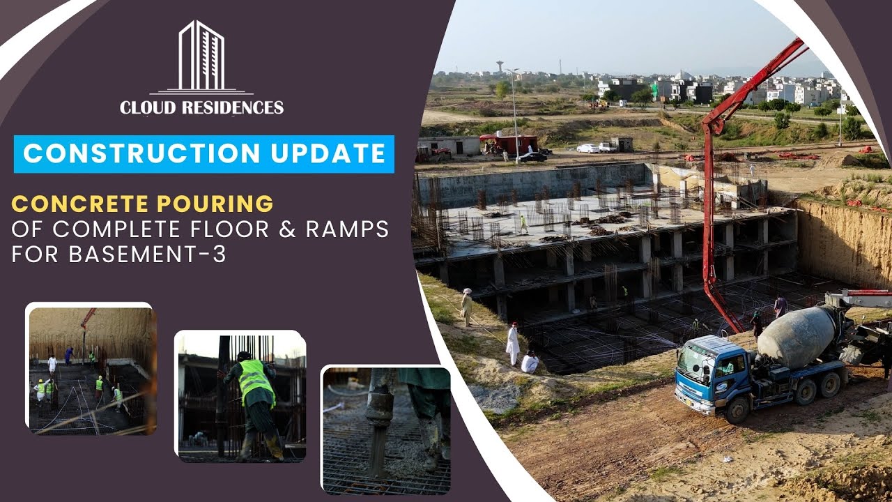 Cloud Residences May 2025 Construction Update | Full Floor Poured + Basement 3 Ramp Completed