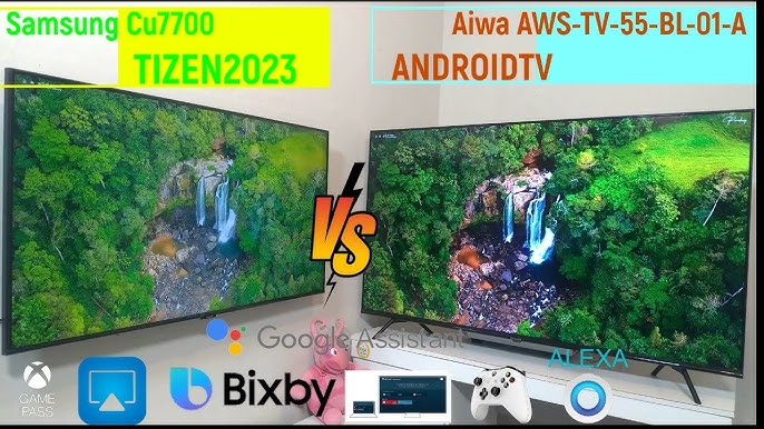 SmartTV Aiwa 55” Android, 4K, Borda Ultrafina, Dolby Vision & Atmos -  AWS-TV-55-BL-01