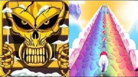 Endless Run Tomb Escape vs My Little Unicorn Runner 3D 2