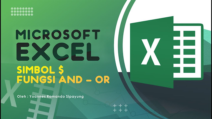 Simbol yang digunakan untuk perkalian pada Microsoft Excel adalah
