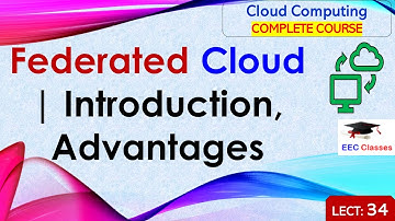 L34: Federated Cloud | Introduction, Advantages | Cloud Computing Lectures in Hindi