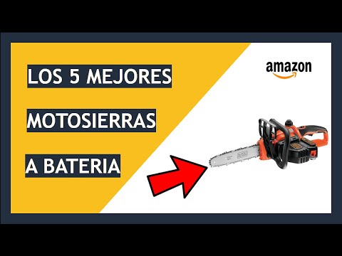 TOP 5 Mejores MOTOSIERRAS a BATERIA Inalambricos PRECIO CALIDAD en Amazon