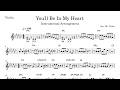 You'll Be In My Heart - Phil Collins (Disney's Tarzan) | Sheet Music for Violin, Alto Sax &amp; Trumpet