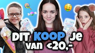 DE KINDEREN KOPEN ZOVEEL MOGELIJK VAN €20, (EXPERIMENT #1)  Broer en Zus TV #431