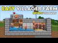 BEST Villager Farm in 1.21 Minecraft Bedrock !