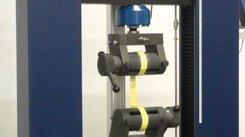 20,000 Pound Capacity Webbing Tensile Break Test