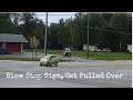 9/28/20 Blown stop northbound, traffic stop, Caledonia WI, 6 mile and HWY 31