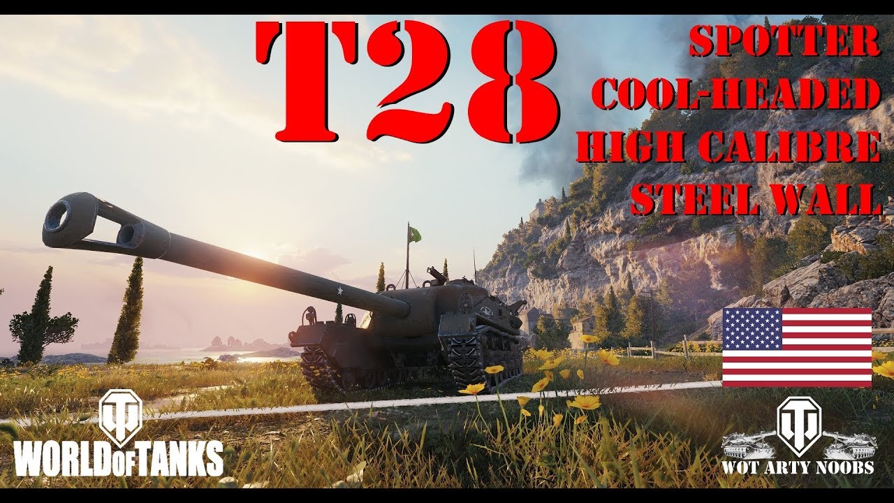 quickybaby modpack 1.2 T28 - Spotter, Cool-Headed, High Calibre & Steel Wall