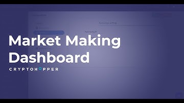 Market Making Dashboard