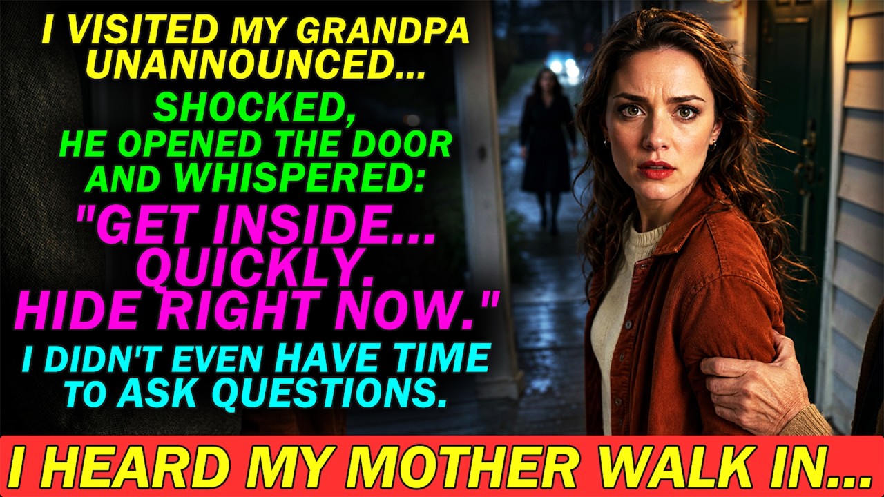 I VISITED MY GRANDPA UNANNOUNCED. SHOCKED, HE OPENED THE DOOR AND WHISPERED: "GET INSIDE. HIDE...