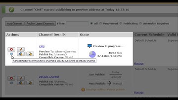 ONELAN CMS Tutorial - 13 PreviewChannel