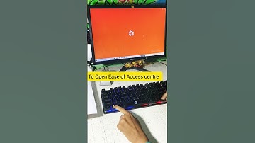 How to Open an Ease of Access centre in Windows || #windows #computer #settings #viralshort