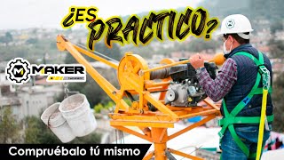 Compruébalo tú mismo con el MALACATE MAKER MM400 💪🏻 el poder en acción 💪🏻 | Maquinco maquinaria