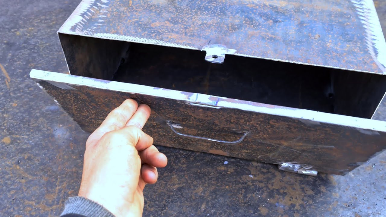 كيفية عمل صندوق حديدي للمبتدئين 2 Learn the easiest way to make an iron box for beginners