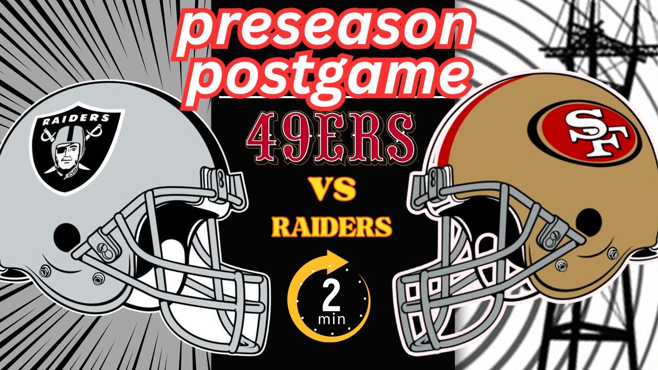 49ers Vs Raiders Postgame Livestream Youtube 