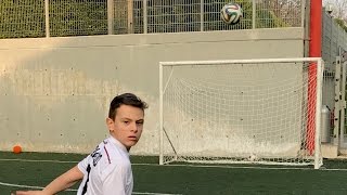 Crossbar Challenge Con Tiro No Look Un Sacco Di Traverse By Lukas Gym