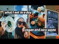 WHAT I EAT IN A DAY // zero waste, vegan and on the go, yo