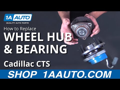 How to Replace Install Front Hub and Bearing Assembly 06 Cadillac CTS