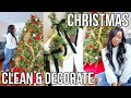 1 HOUR CLEANING MARATHON! 2020 CLEAN & DECORATE WITH ME FOR CHRISTMAS | EXTREME CLEANING MOTIVATION
