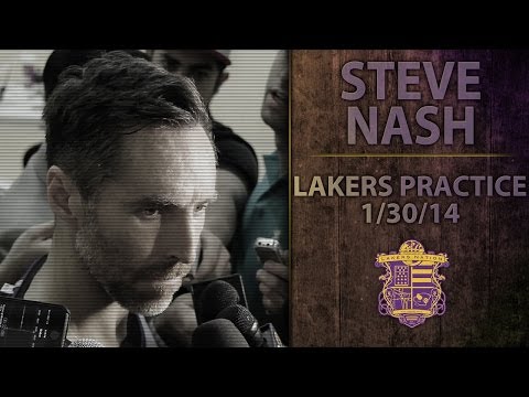 Lakers' Steve Nash Finally Back At Practice, Says This Is The Hardest Part Of His NBA Career