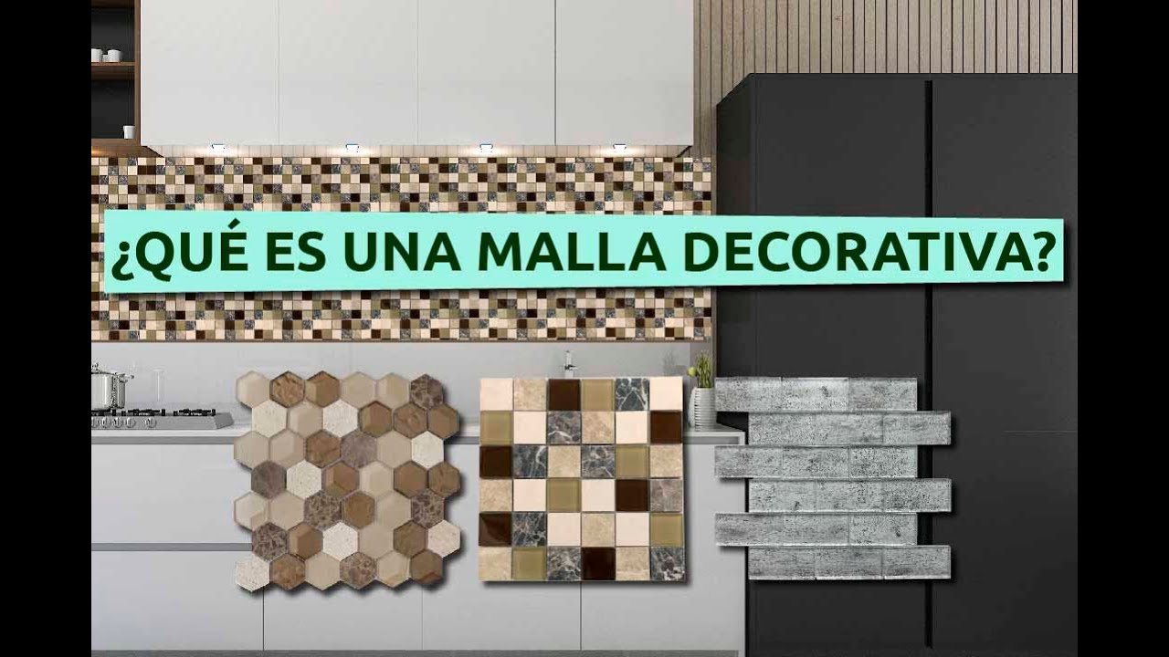 Qué es una malla decorativa? - YouTube