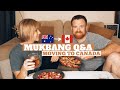MUKBANG Q&A moving to CANADA! Answering your questions about our soon move abroad from Australia
