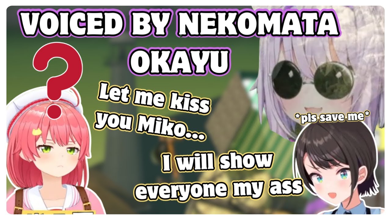 Okayu voices Subaru and started spouting bizzare things To Miko【Hololive/ENG SUB】