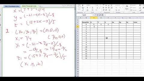 Metode Iterasi Gauss-Seidel