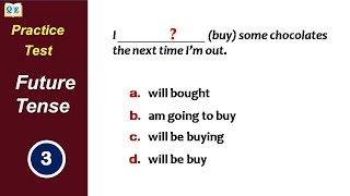 Verb Tenses Quiz 3 (All Future Tenses) | Learning strategy for Intermediate to advance learners screenshot 2