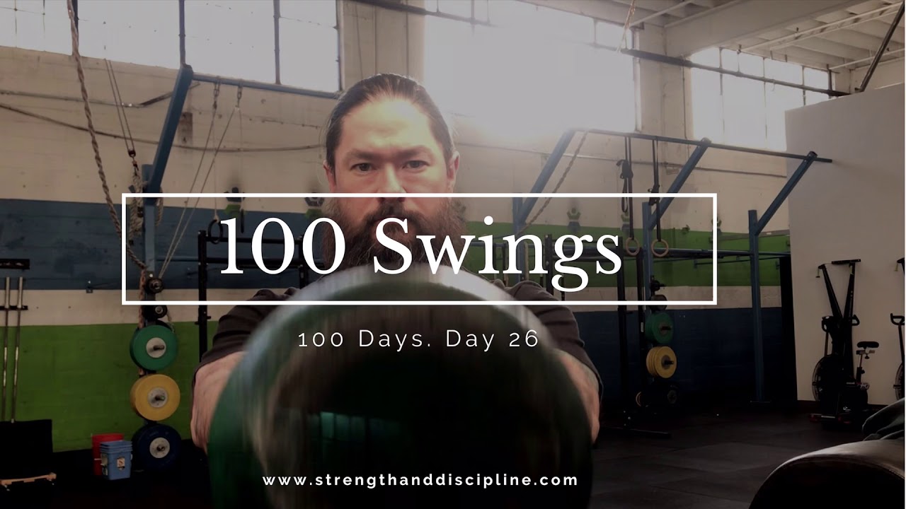 CHALLENGE! 100 Kettlebell Swings a Day for 100 Days! Day 26 YouTube