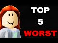 Top 5 worst total drama roblox players